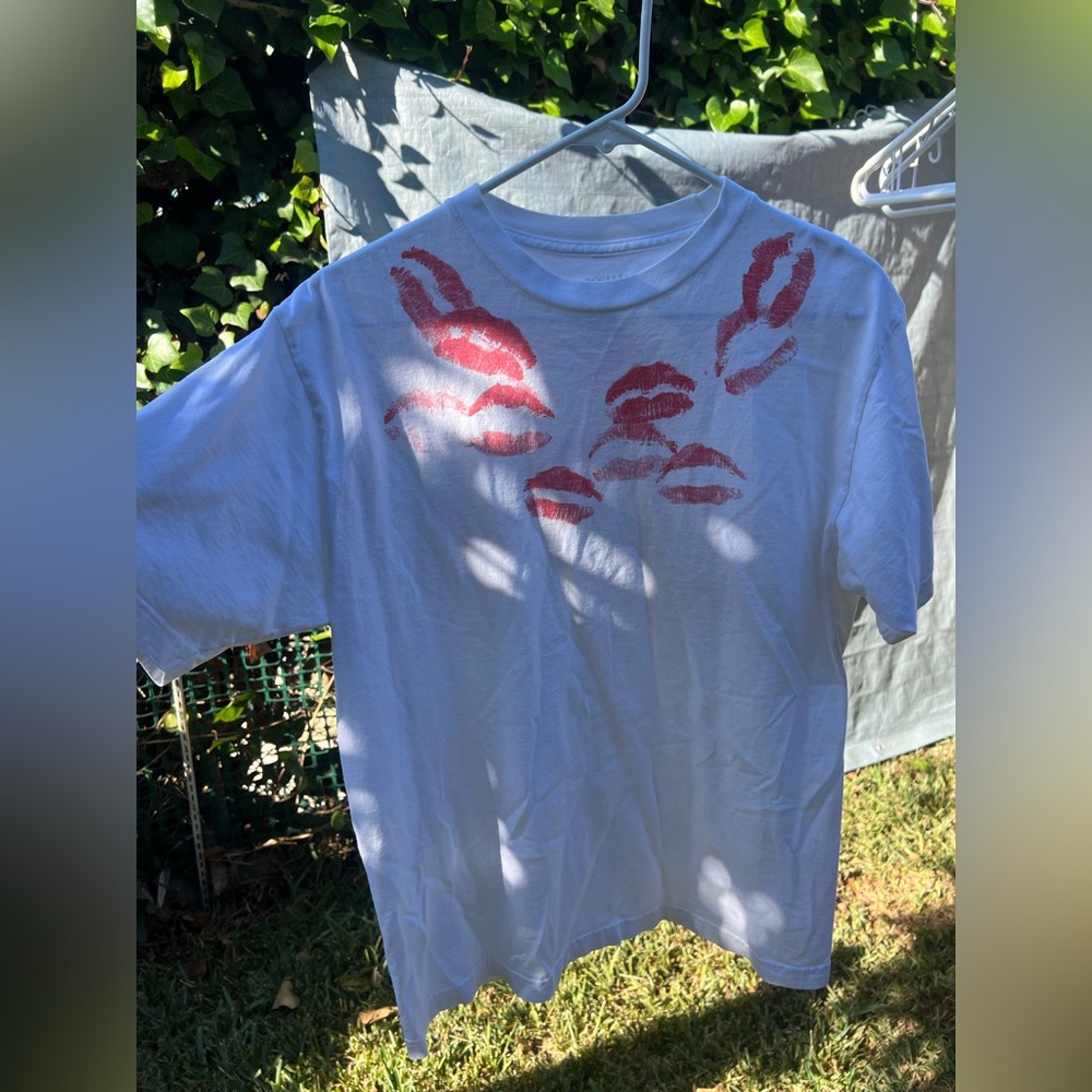 White Rosalia Merchandise Tee. Men’s Medium.